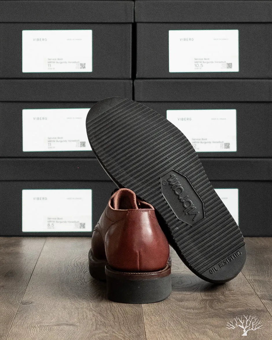 145 Oxford - Burgundy Lucida Horsebutt - 110