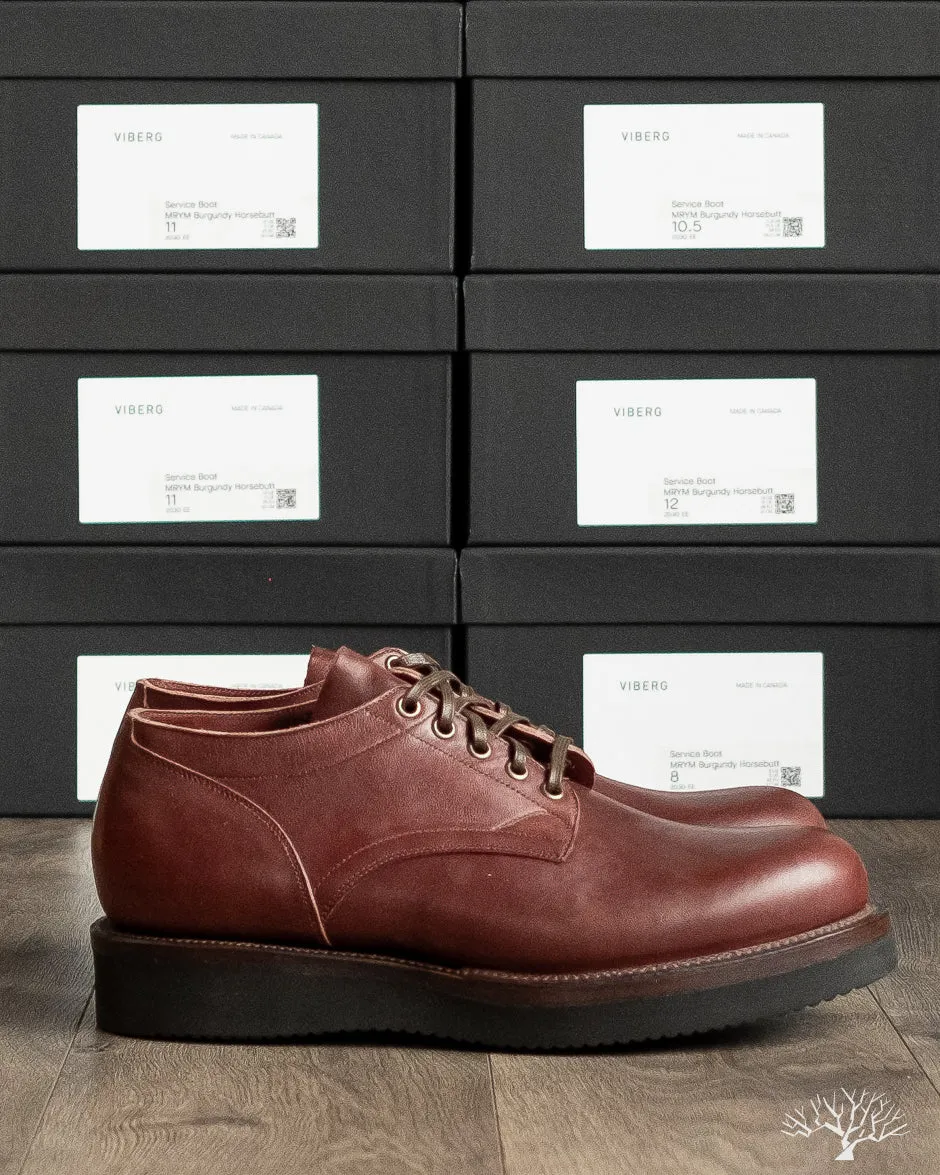 145 Oxford - Burgundy Lucida Horsebutt - 110