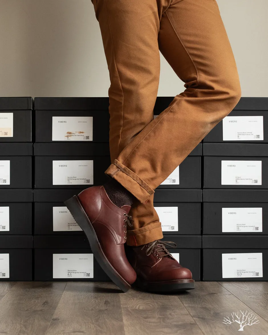 145 Oxford - Burgundy Lucida Horsebutt - 110