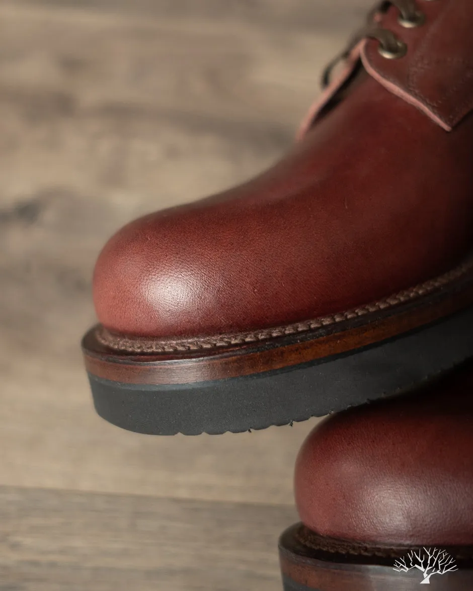 145 Oxford - Burgundy Lucida Horsebutt - 110