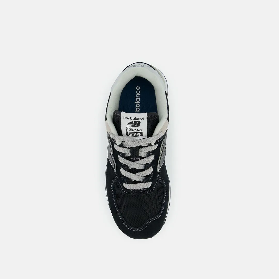 574 Core Sneaker (Black   White)