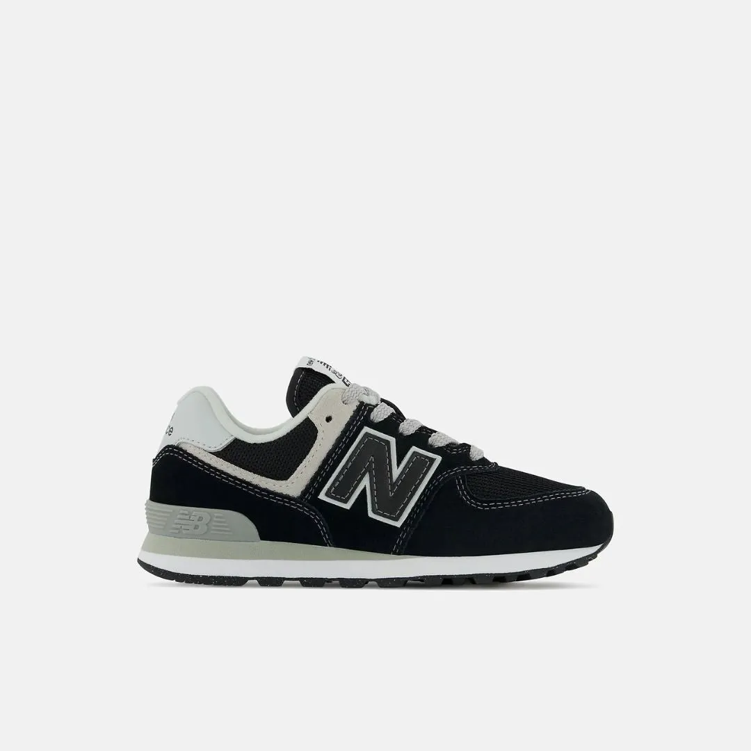 574 Core Sneaker (Black   White)