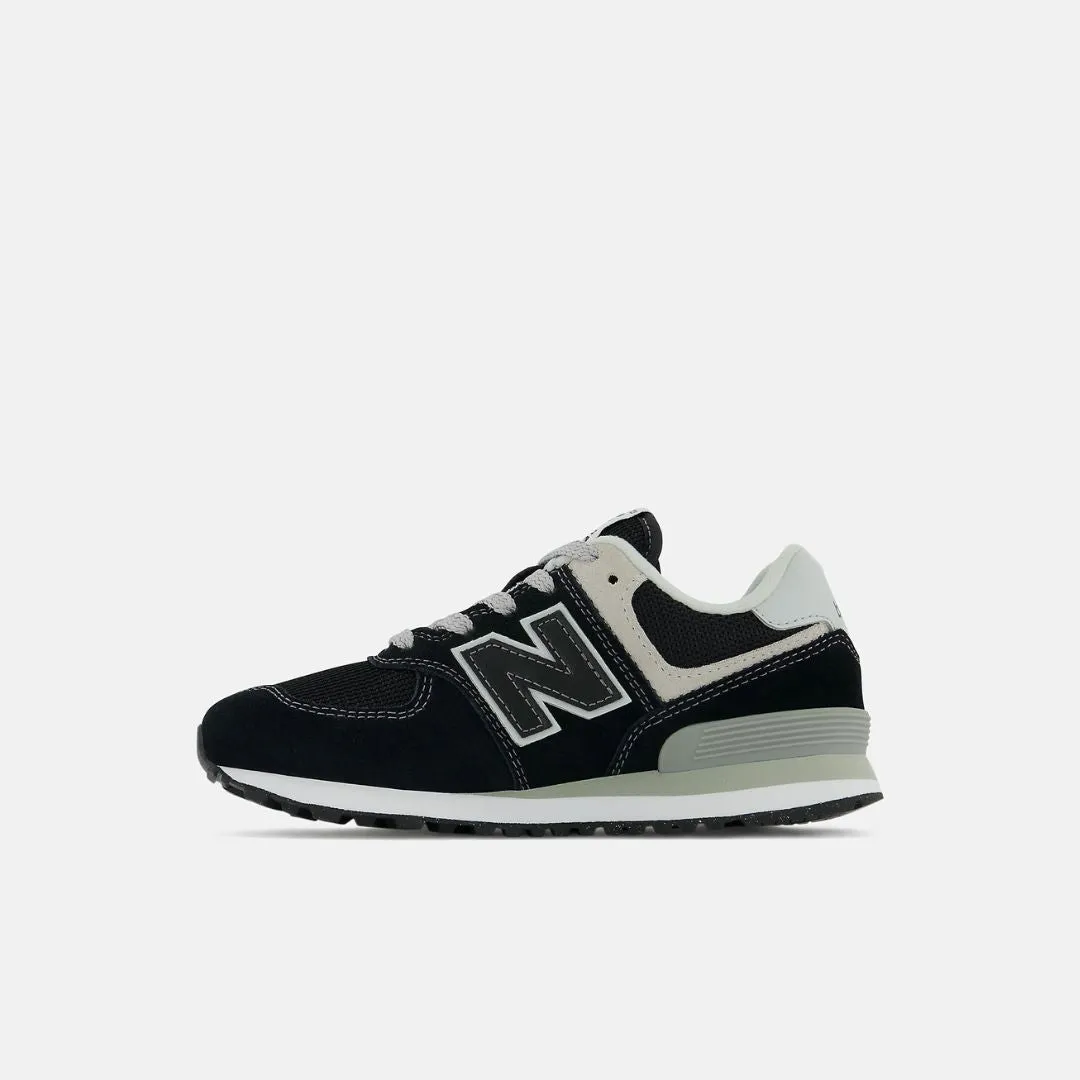 574 Core Sneaker (Black   White)