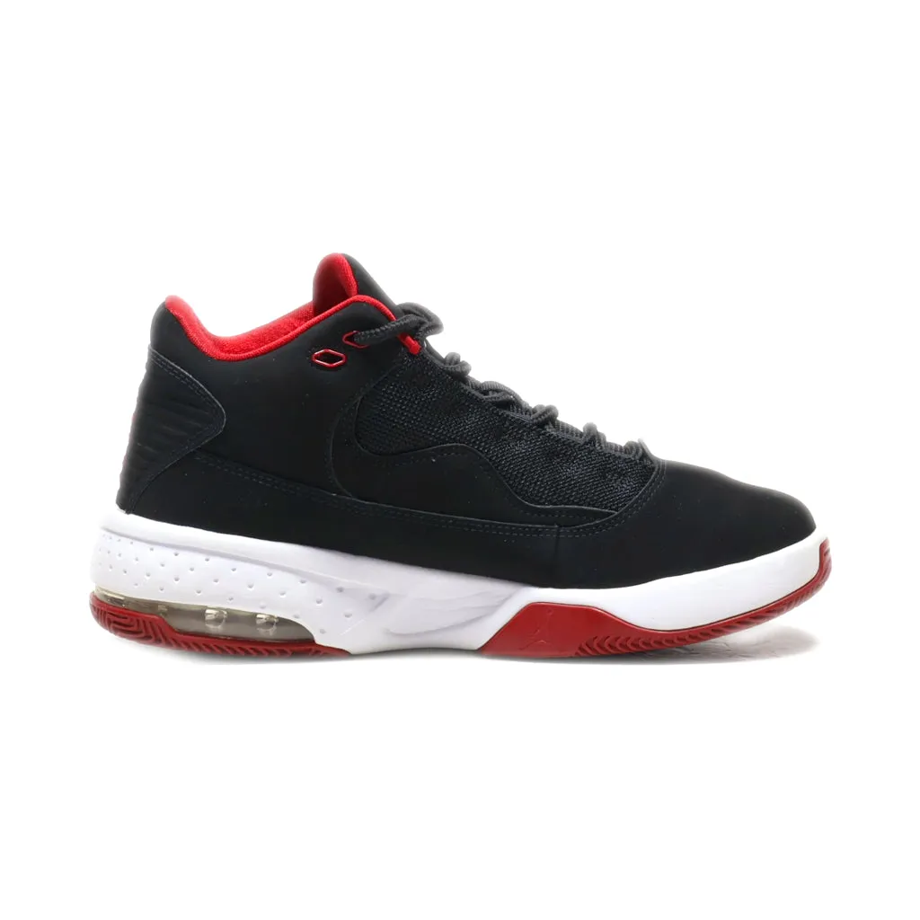 Air Jordan Max Aura 2 High-Top Sneakers Leather Black Colour For Women