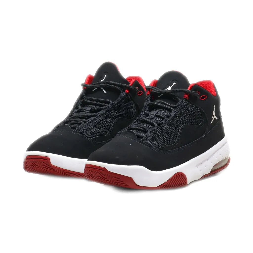 Air Jordan Max Aura 2 High-Top Sneakers Leather Black Colour For Women