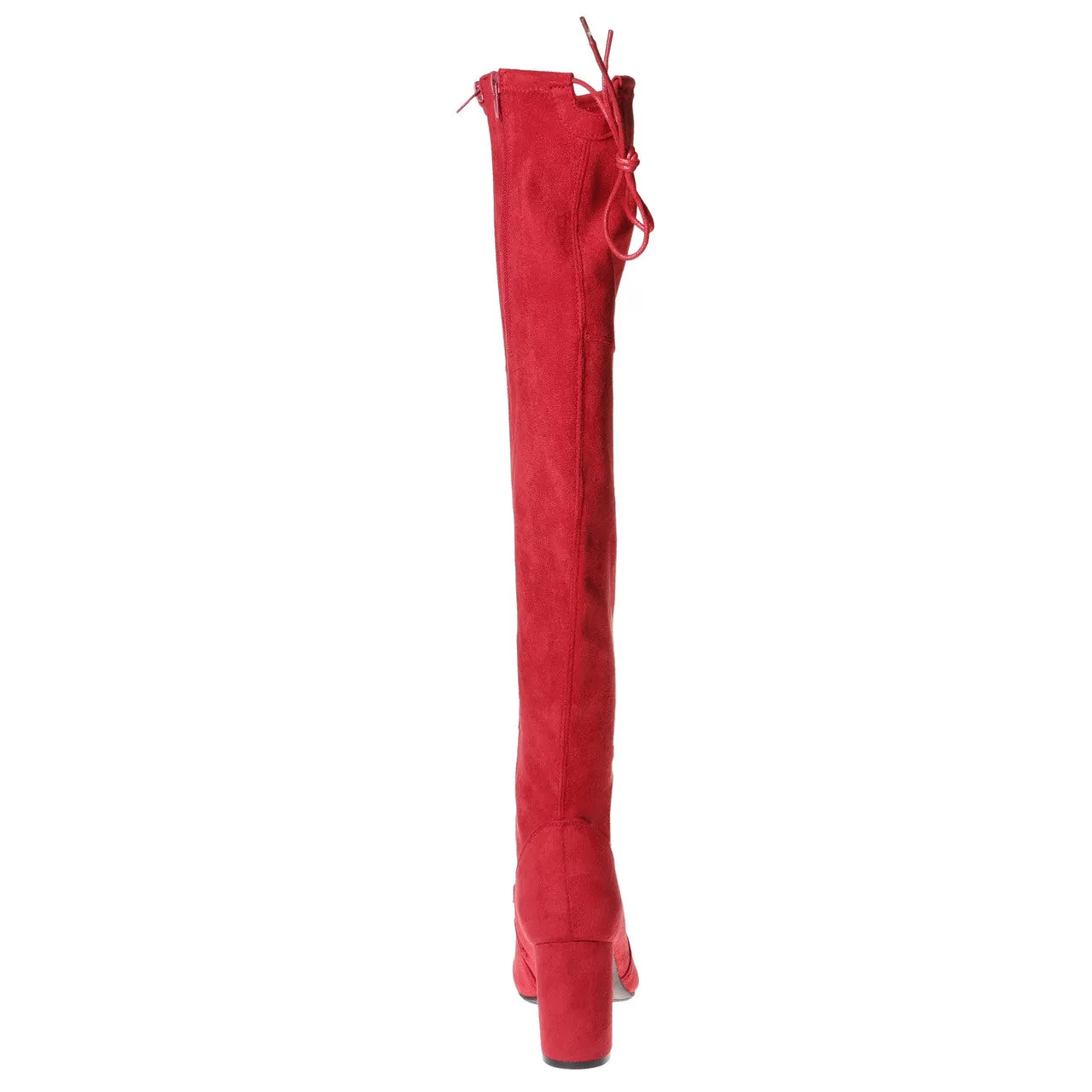 Alessa Knee High Boot • Red