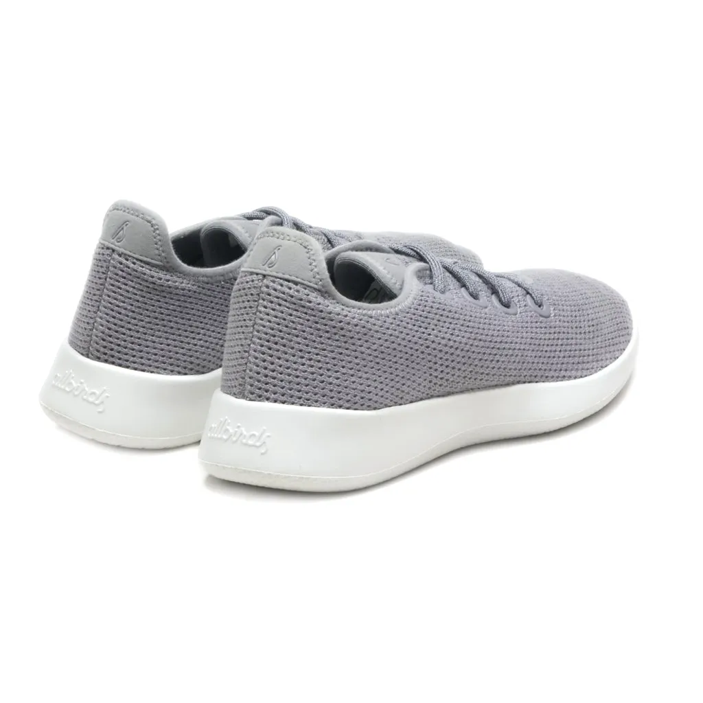 Allbirds Tree Runners Low-Top Sneakers Fabric Grey Colour For Men