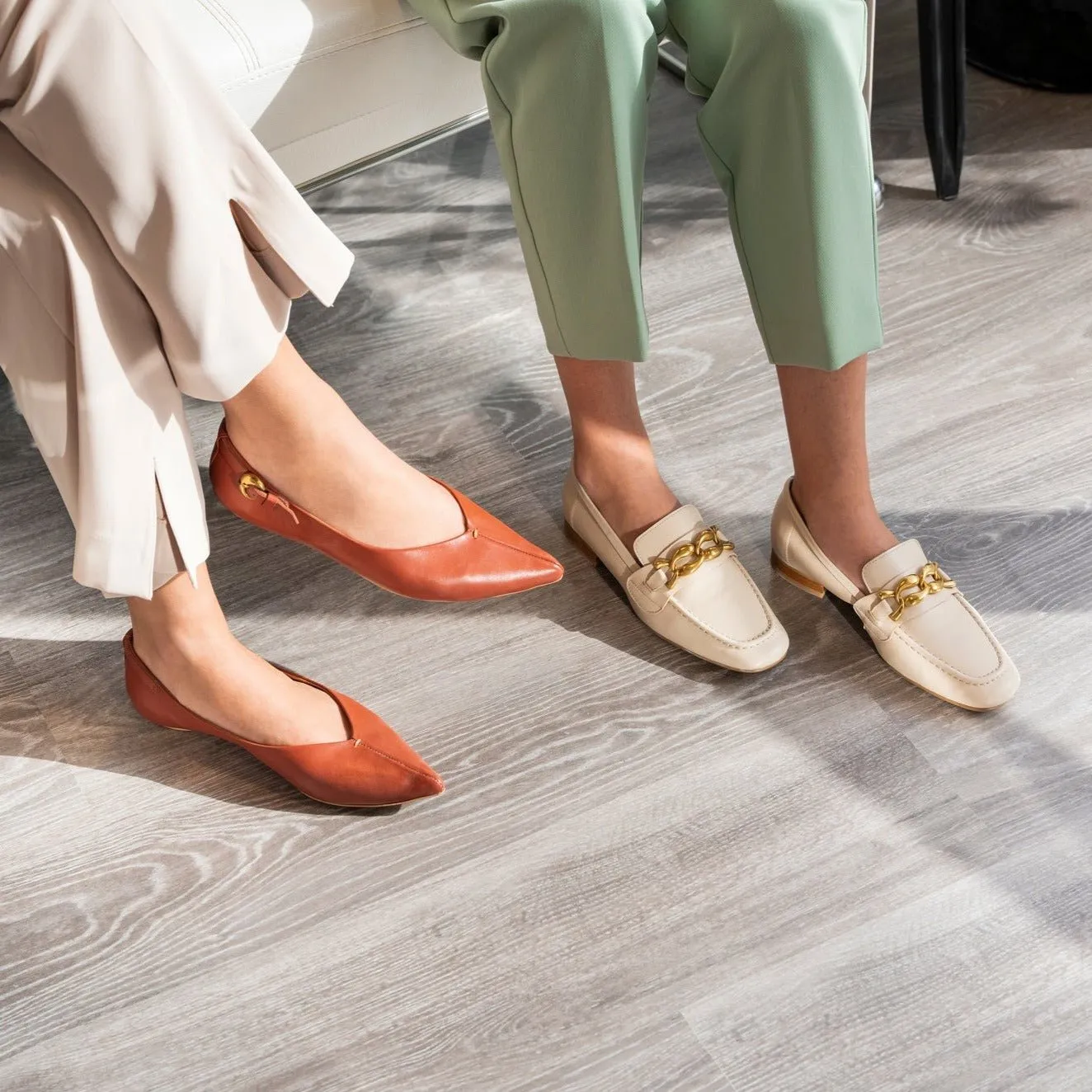 Aram terracotta loafer