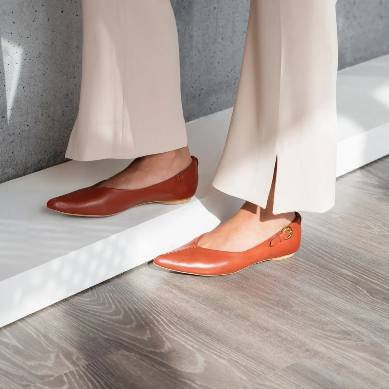 Aram terracotta loafer