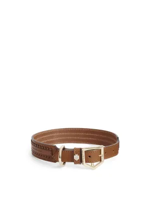 Bakewell Dog Collar - Tan Leather
