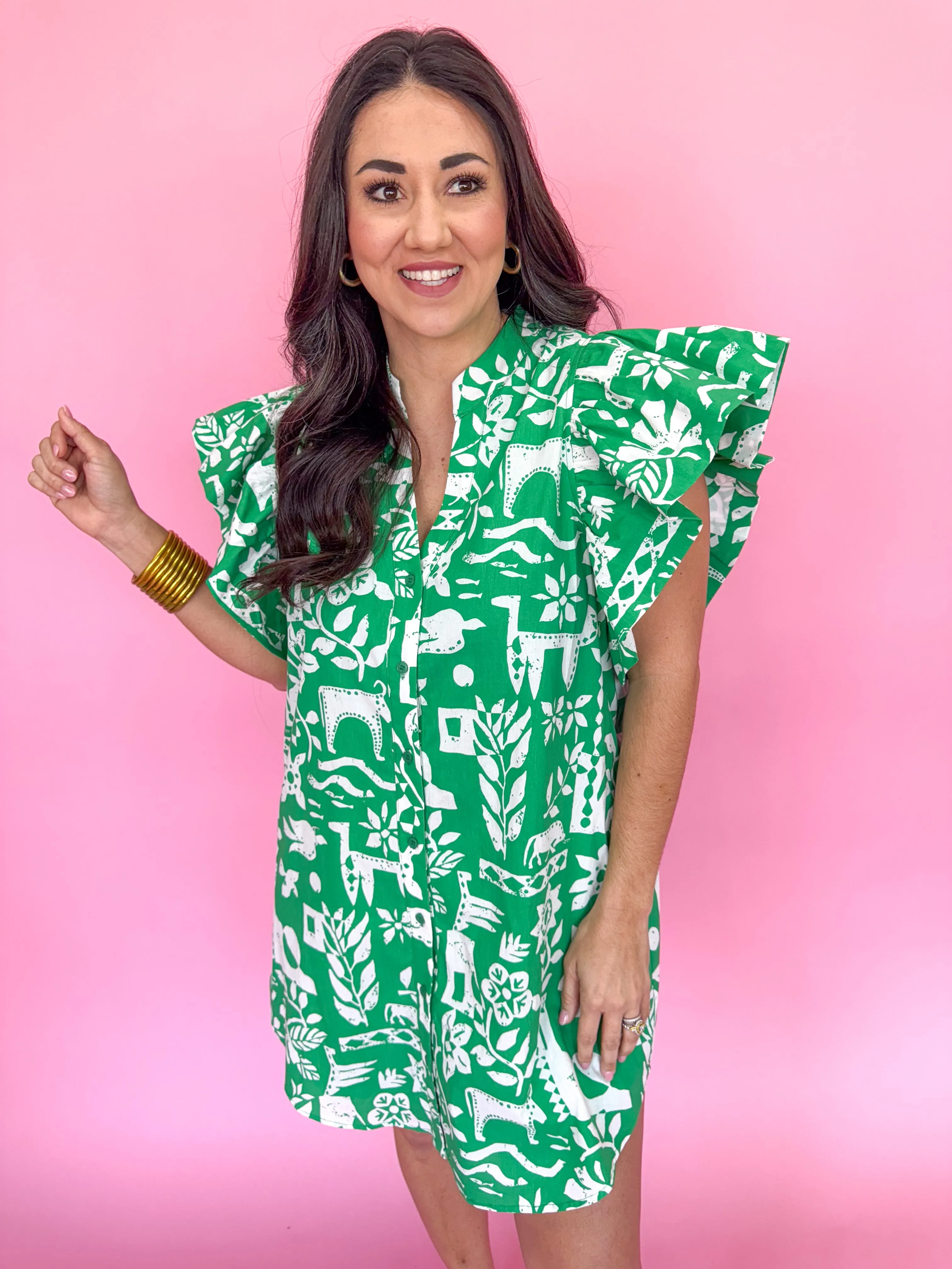 Been There Before Dress - Green
