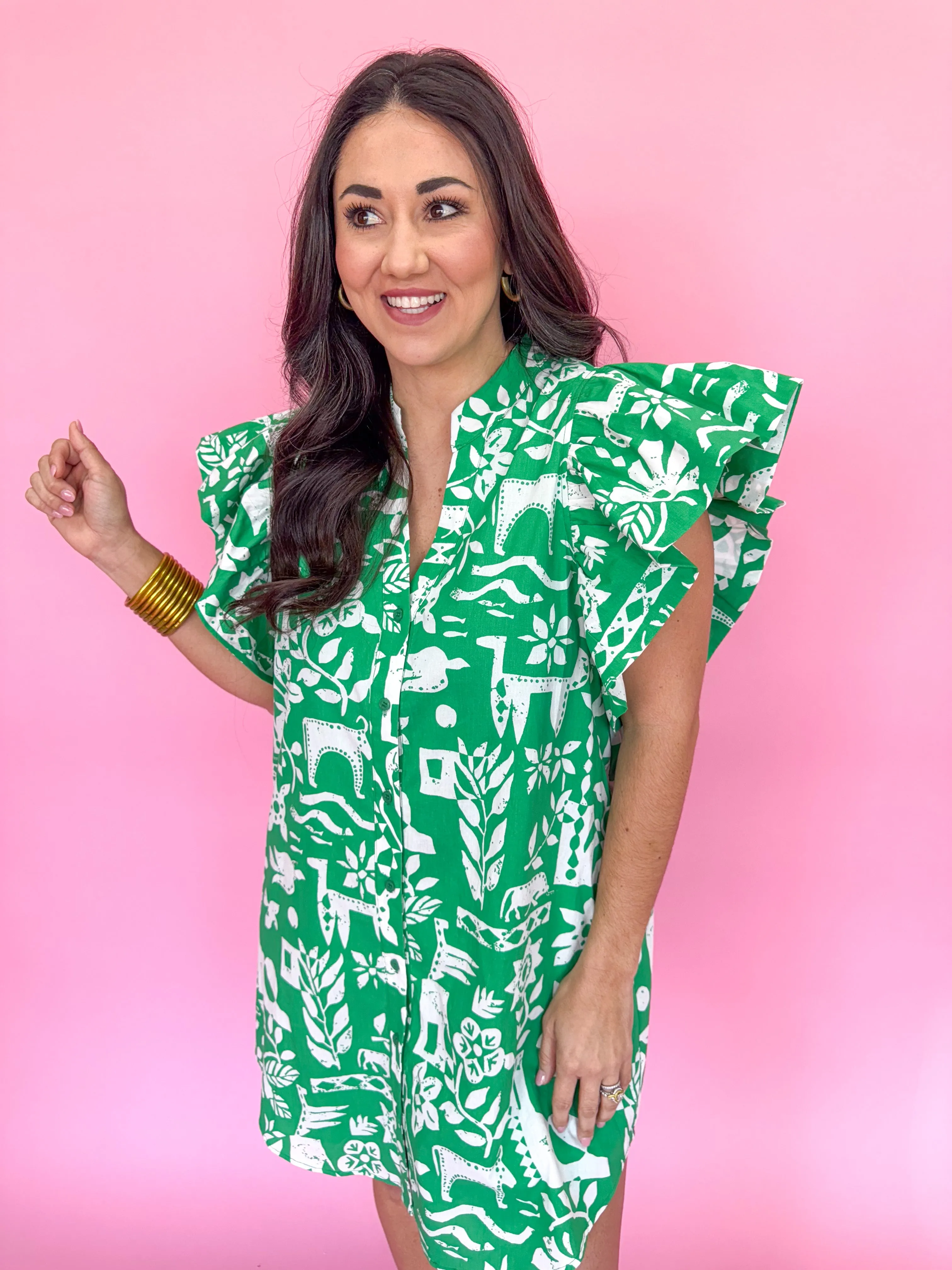 Been There Before Dress - Green