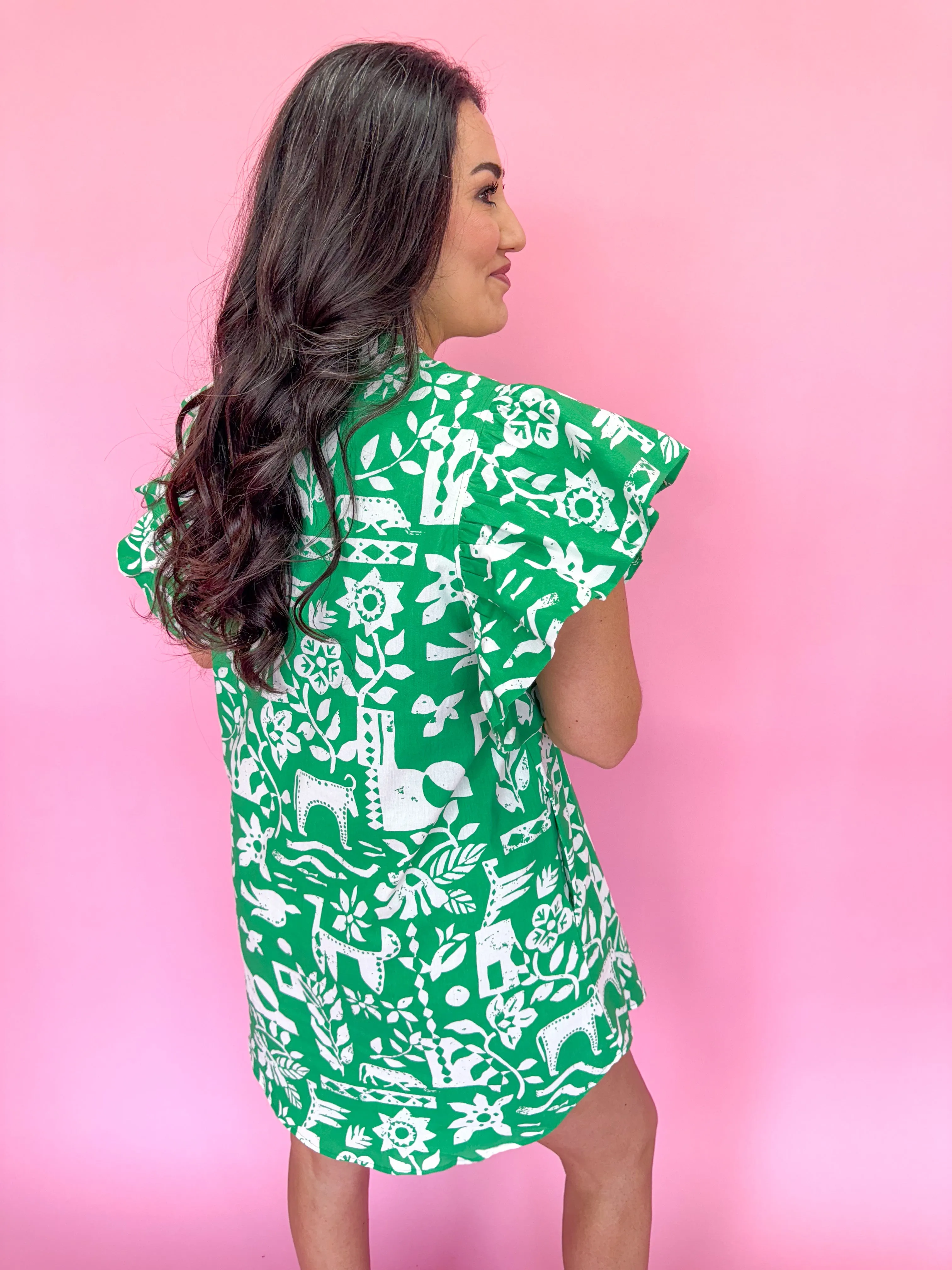Been There Before Dress - Green