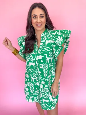 Been There Before Dress - Green