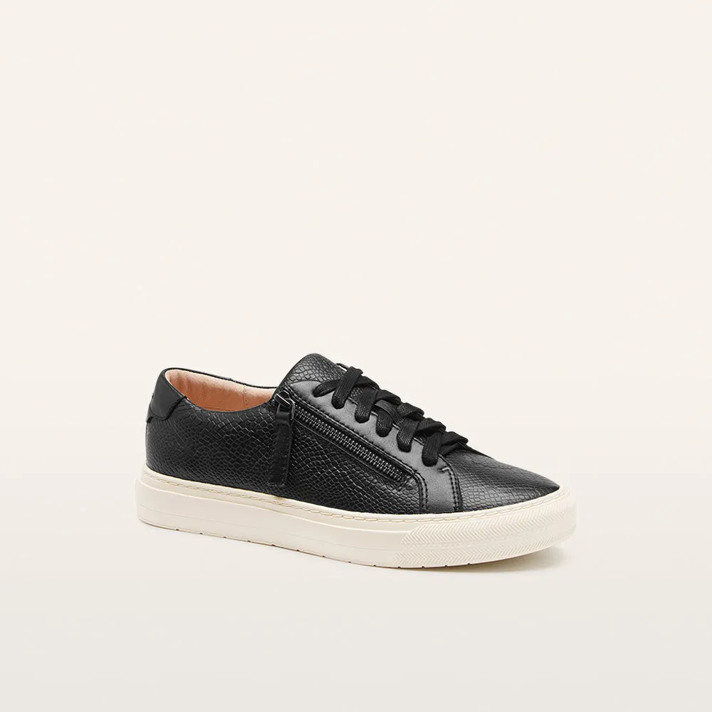 Billie Black Reptile Emboss