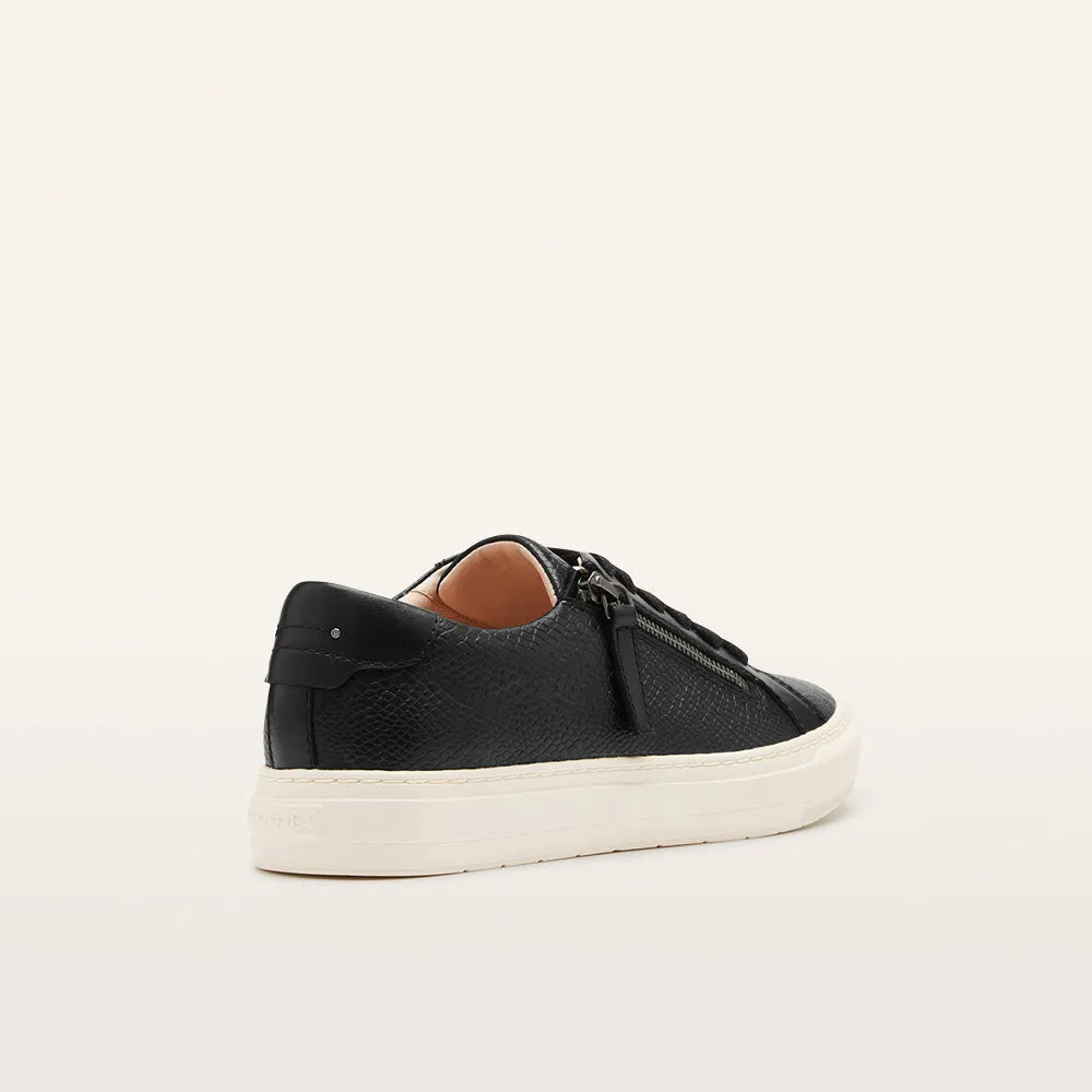 Billie Black Reptile Emboss