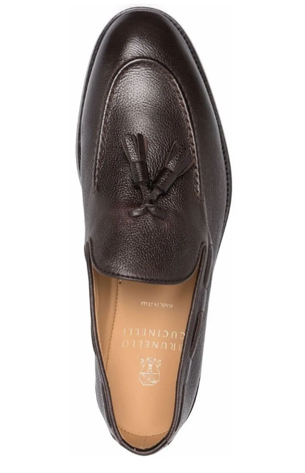 Brunello Cucinelli Tassel-Detailed Slip-On Loafers