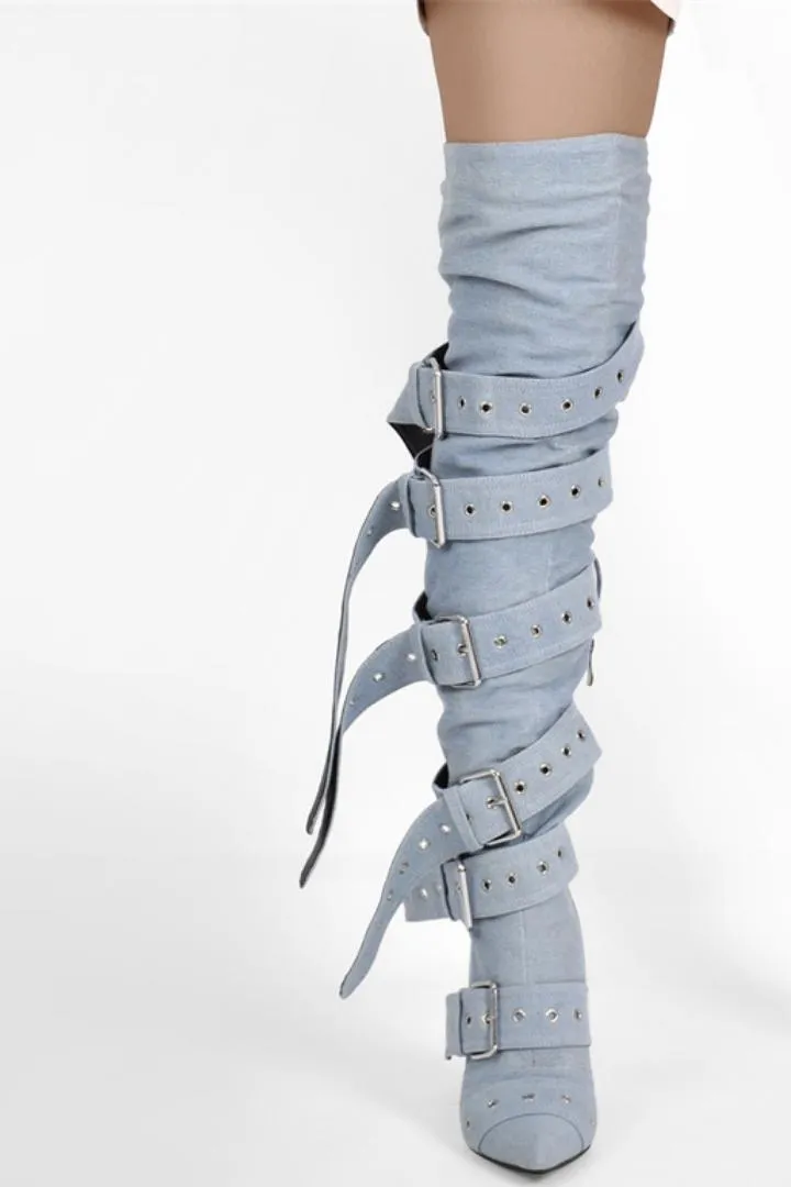 Buckles High Boots