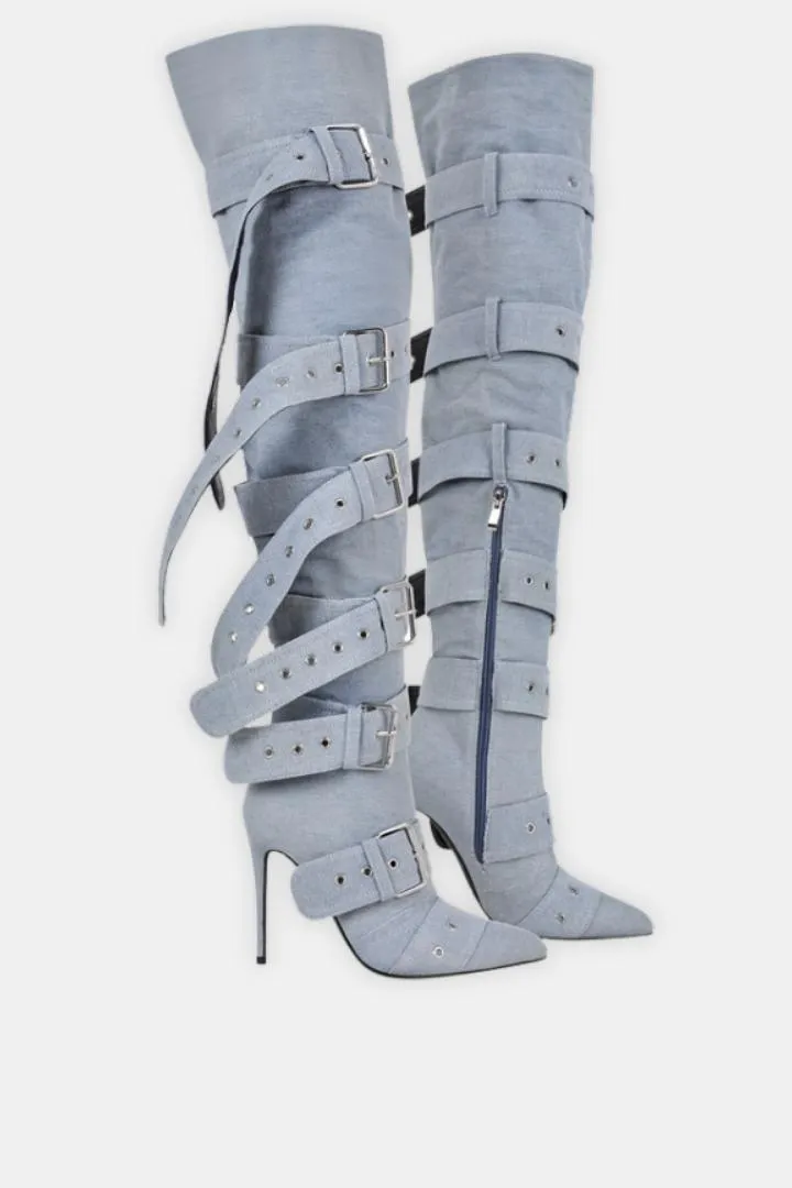 Buckles High Boots