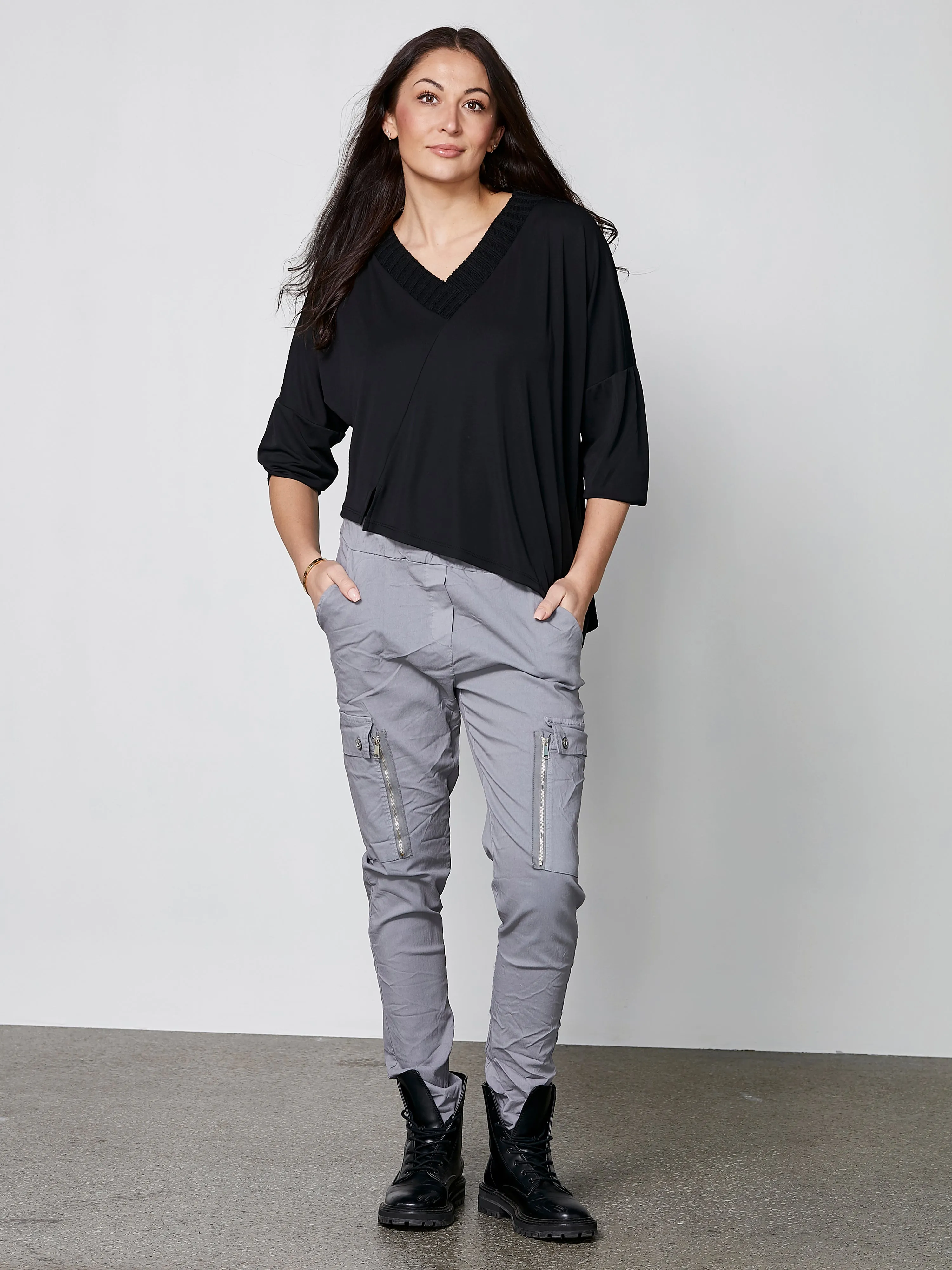 CARMEN YNDE trousers - Grey
