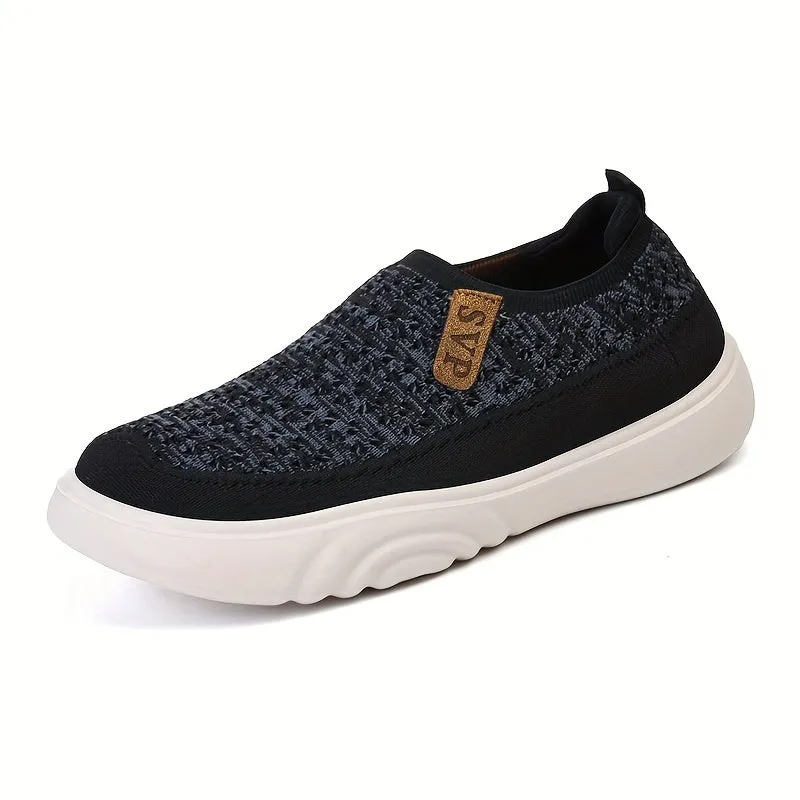 Comfortabele slip-on schoenen met zachte zool, ronde teenontwerp voor alle seizoenen