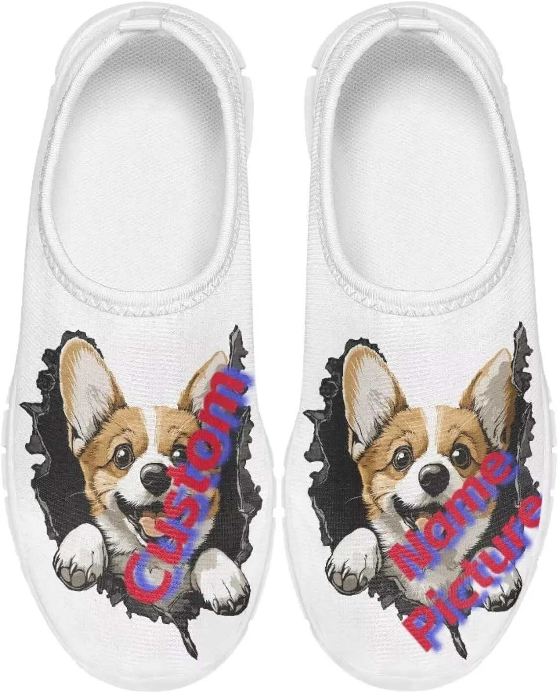 Custom Kids Slip On Shoes Personalized Gift Boys Athletic Gym Shoes
