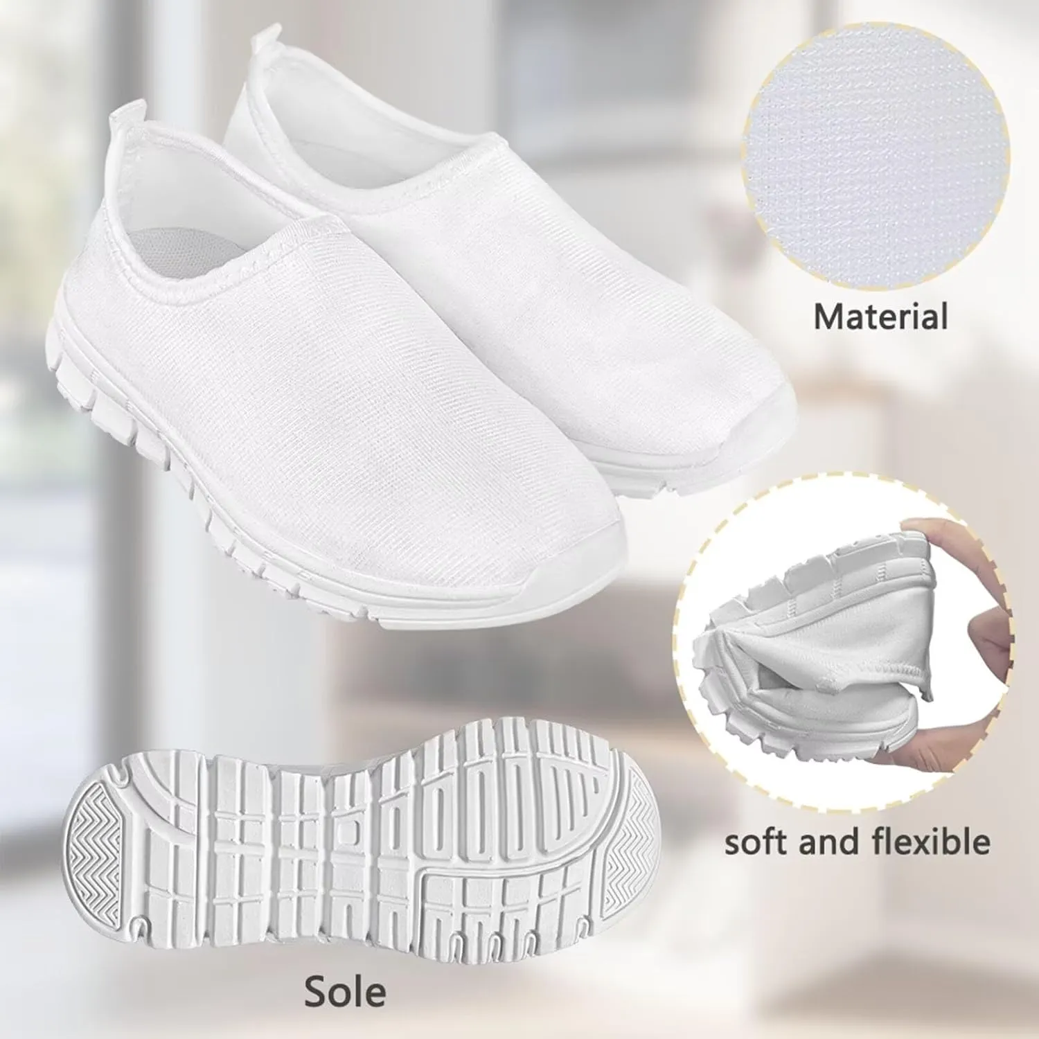 Custom Kids Slip On Shoes Personalized Gift Boys Athletic Gym Shoes