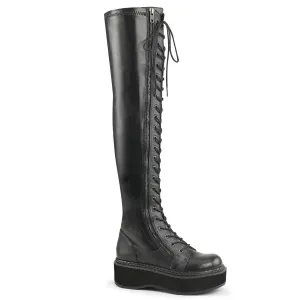 EMILY-375 Demoniacult Alternative Footwear Women's Over-the-Knee Boots