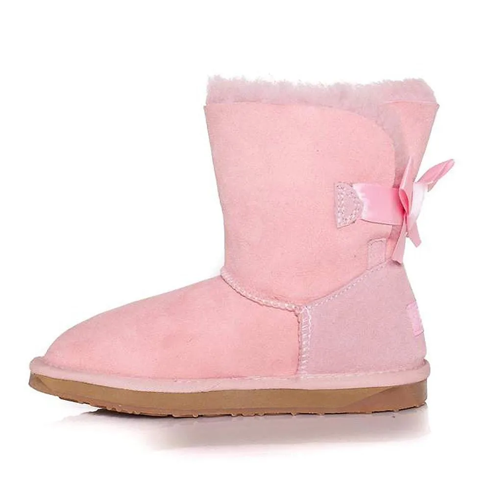 Ever UGG Kids Mini Boots with Bailey Bow #11517