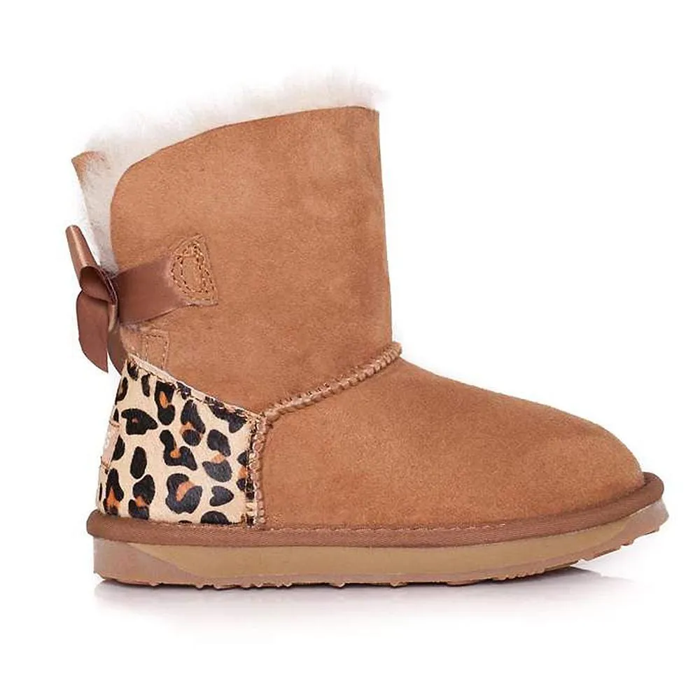 Ever UGG Kids Mini Boots with Bailey Bow #11517