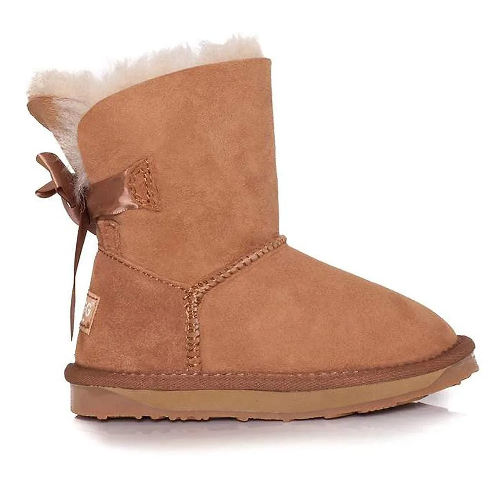Ever UGG Kids Mini Boots with Bailey Bow #11517