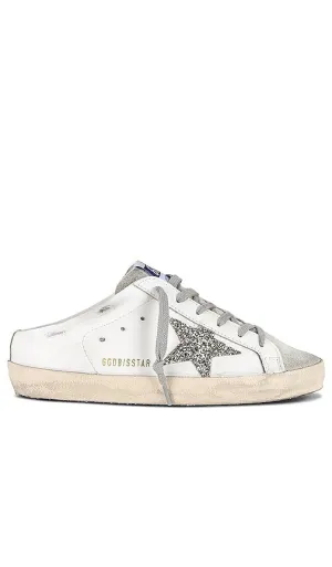 Golden Goose Super-Star Sabot Sneaker in Cream
