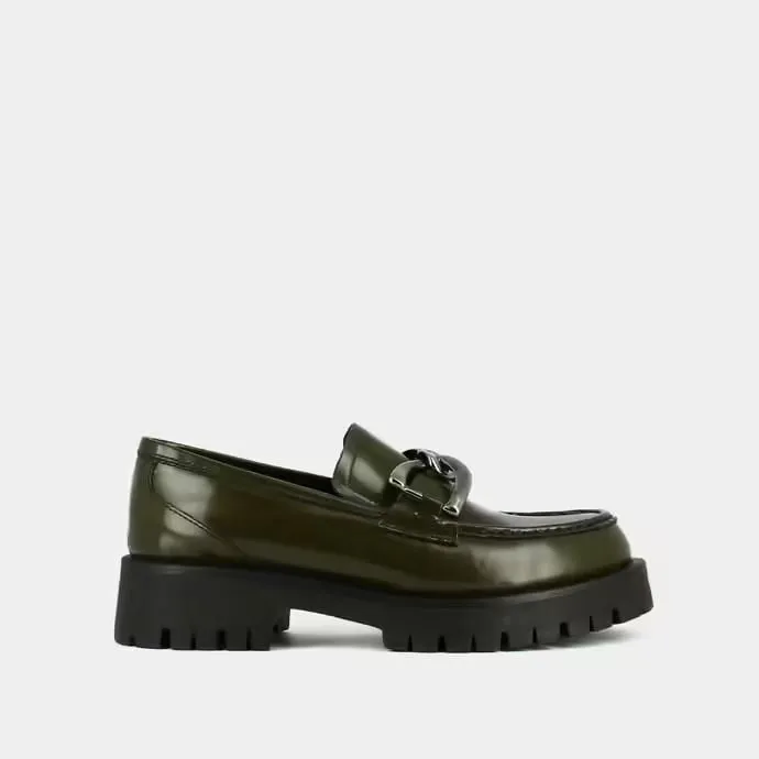 JONAK PARIS FLAT HEEL LOAFERS WITH BITES