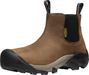 Keen Utility Mens Lansing Chelsea ST Dark Earth/Brindle Leather Work Boots