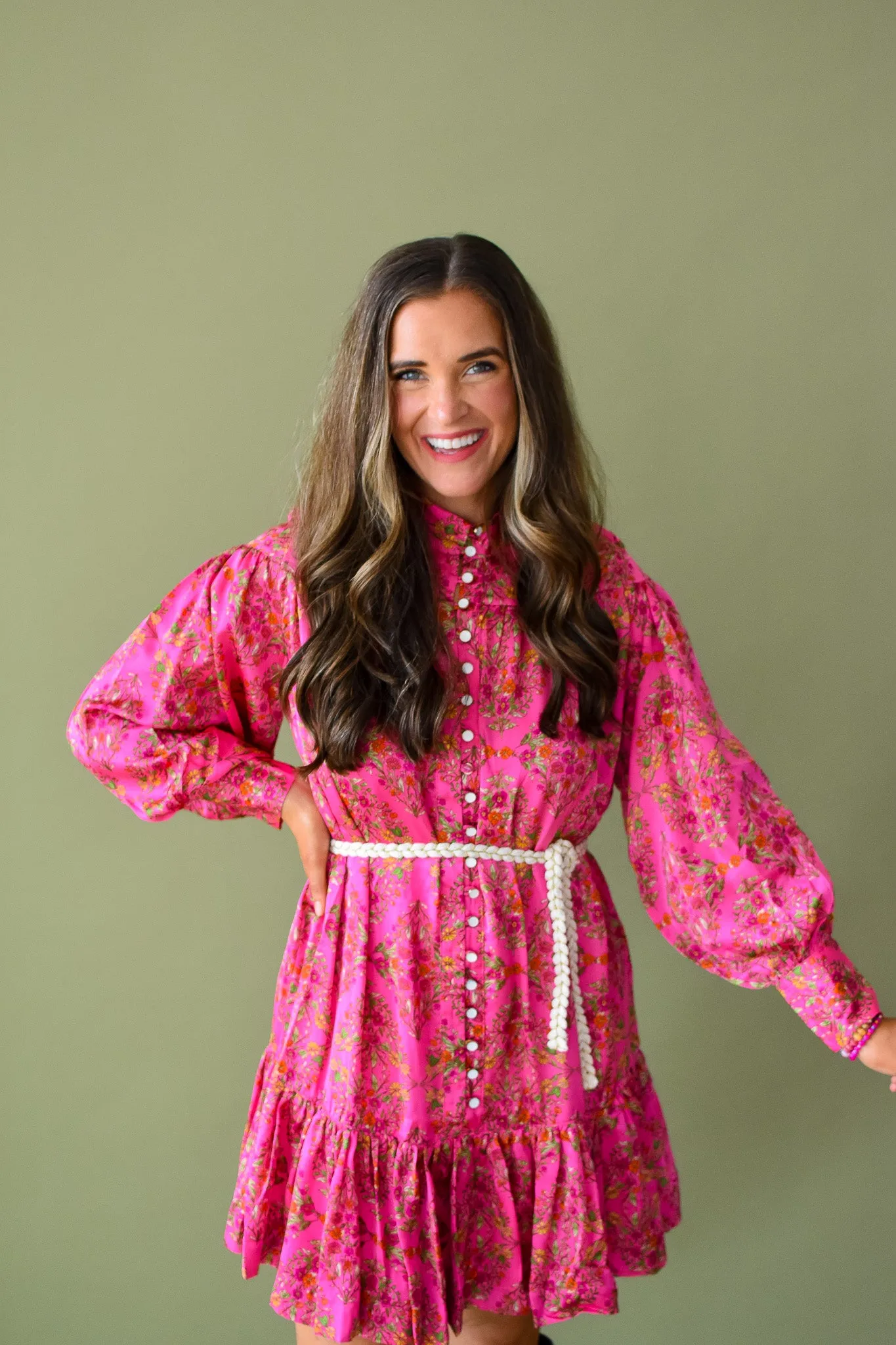 Kessly Floral Mini Dress