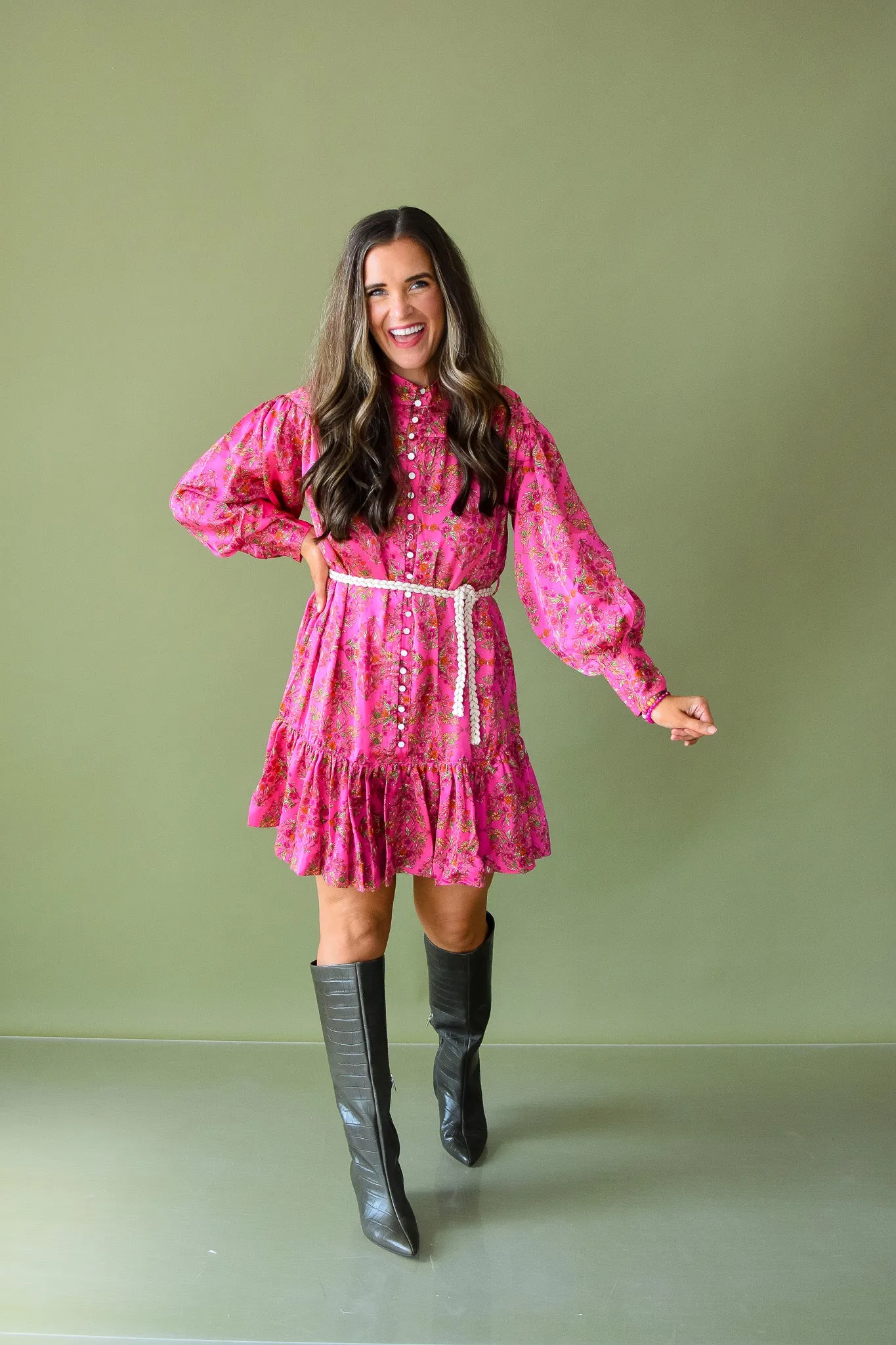 Kessly Floral Mini Dress