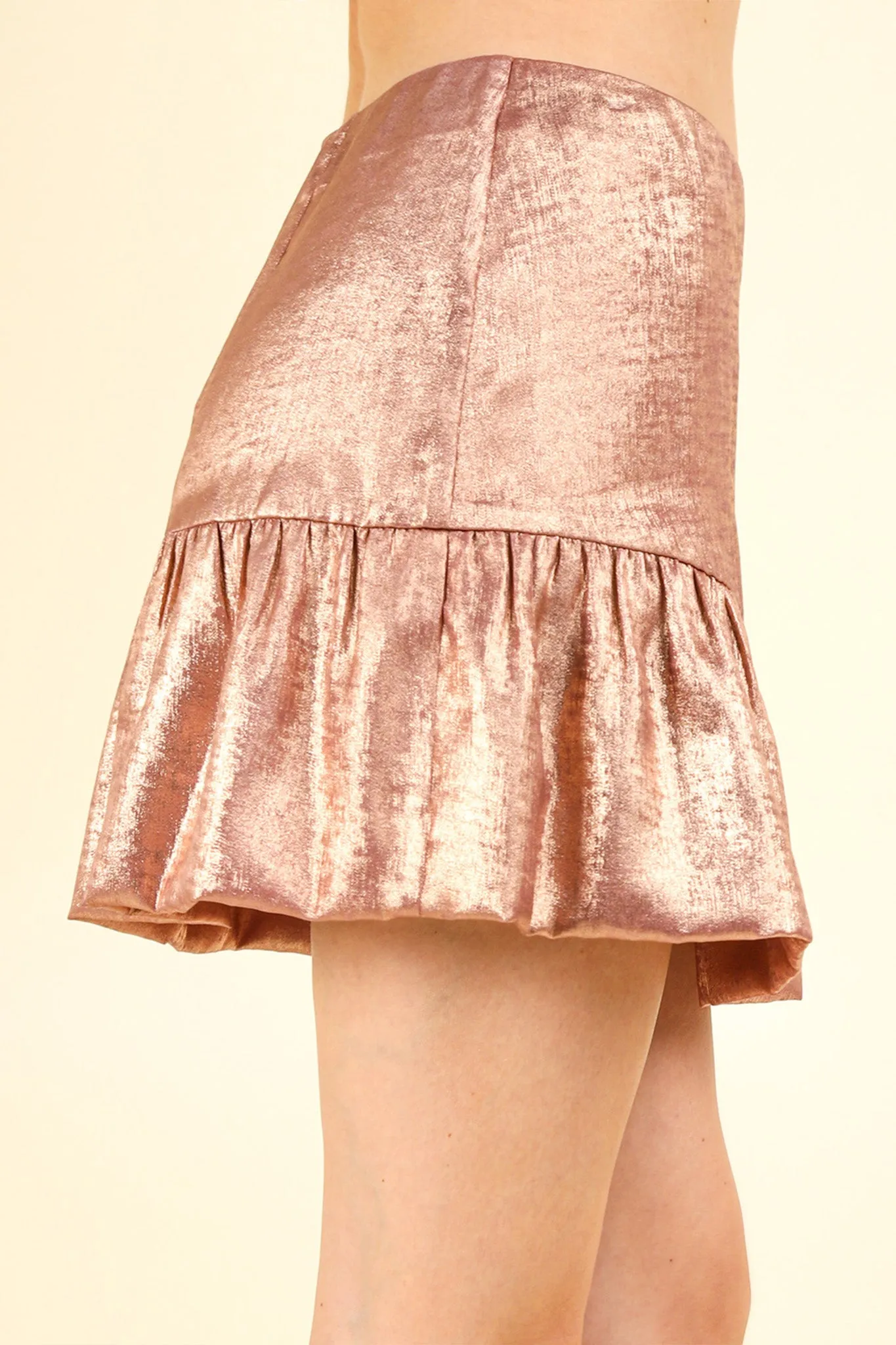 Mariah Shiny Mini Skirt
