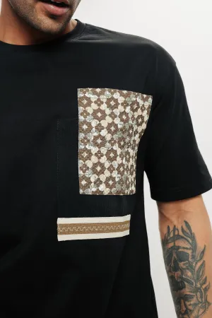 Men's Motif Pocket Print T-Shirt