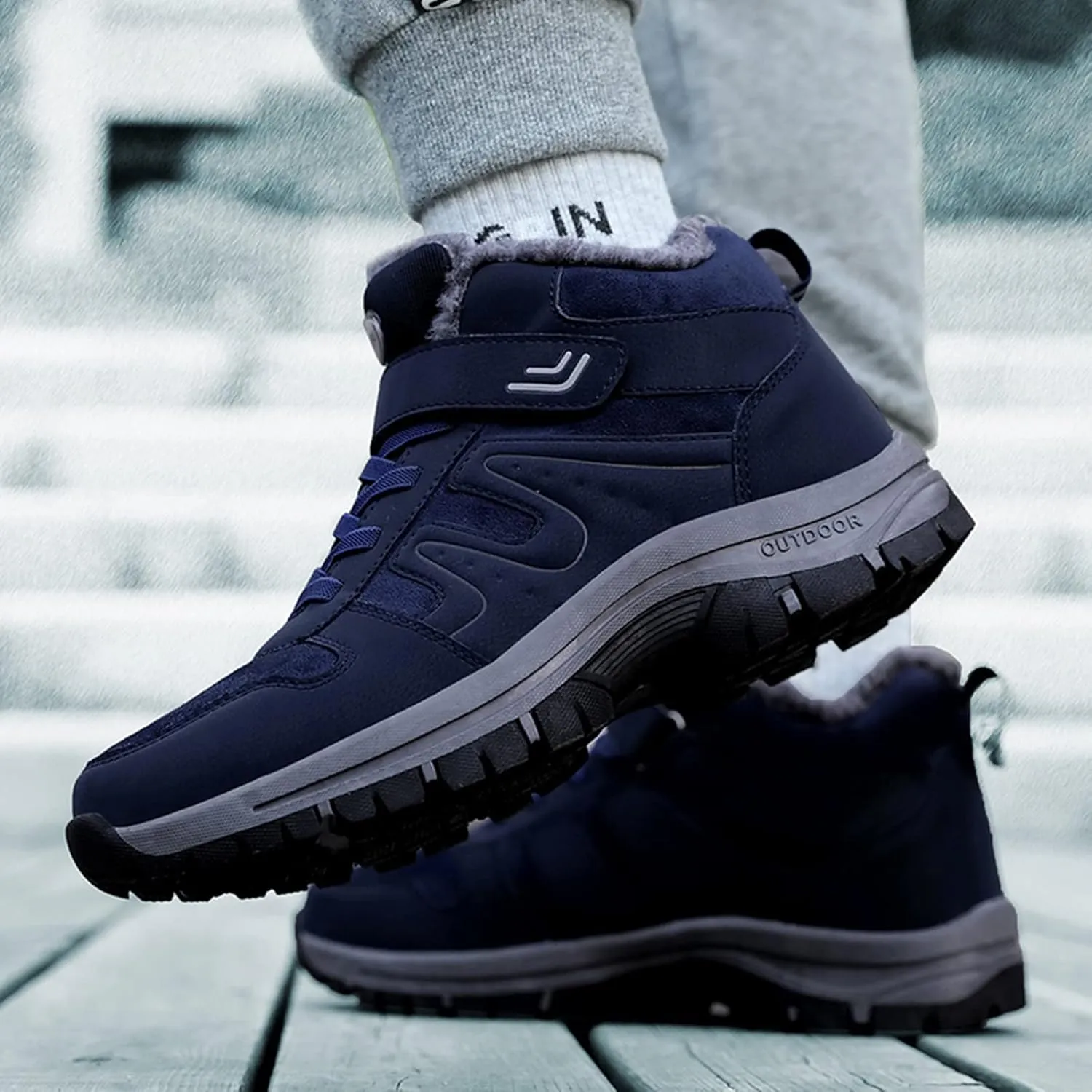 Men's Work Boots with Zipper Hiking Sneakers Ankle Ladies Women's Safety Toe Shoes Composite Toe Platform Shoes Slip Resistant Safety Hike Grounded Footwear