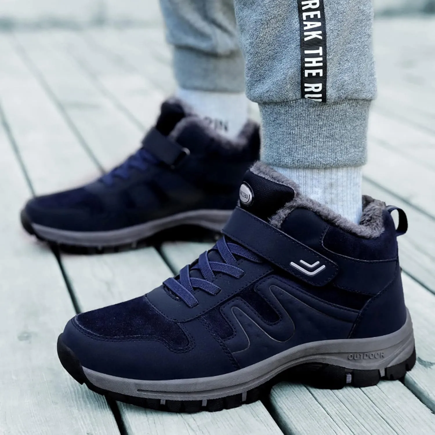 Men's Work Boots with Zipper Hiking Sneakers Ankle Ladies Women's Safety Toe Shoes Composite Toe Platform Shoes Slip Resistant Safety Hike Grounded Footwear