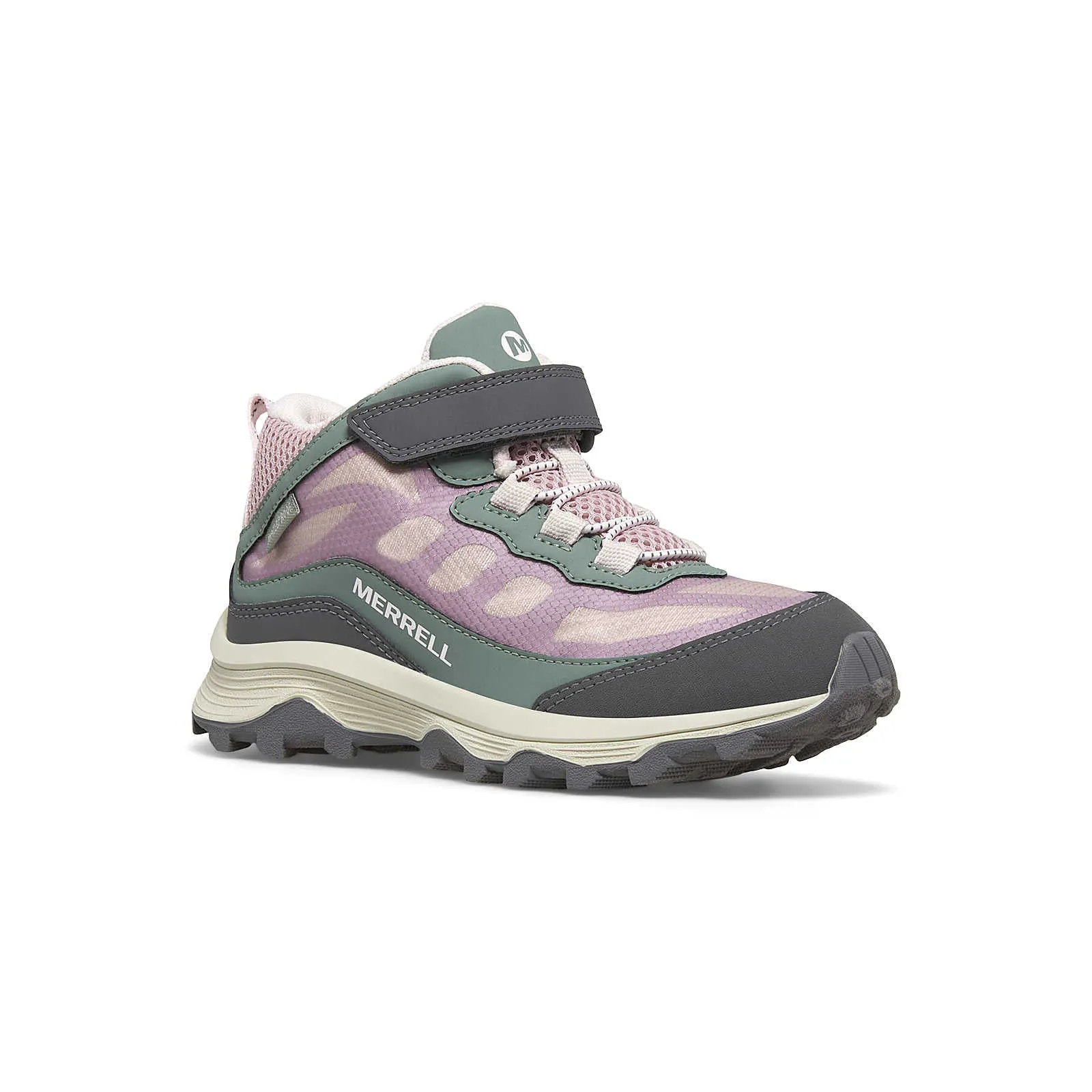 Merrell Moab Speed AC Mid Waterproof Runner - Dusty Pink/Olive