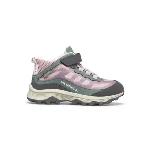 Merrell Moab Speed AC Mid Waterproof Runner - Dusty Pink/Olive