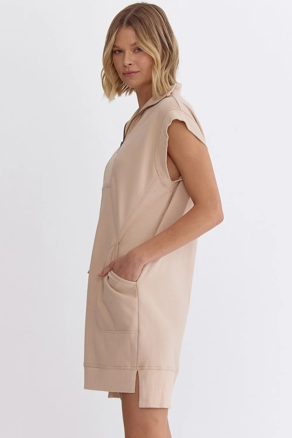 Neutral Everyday Casual Dress