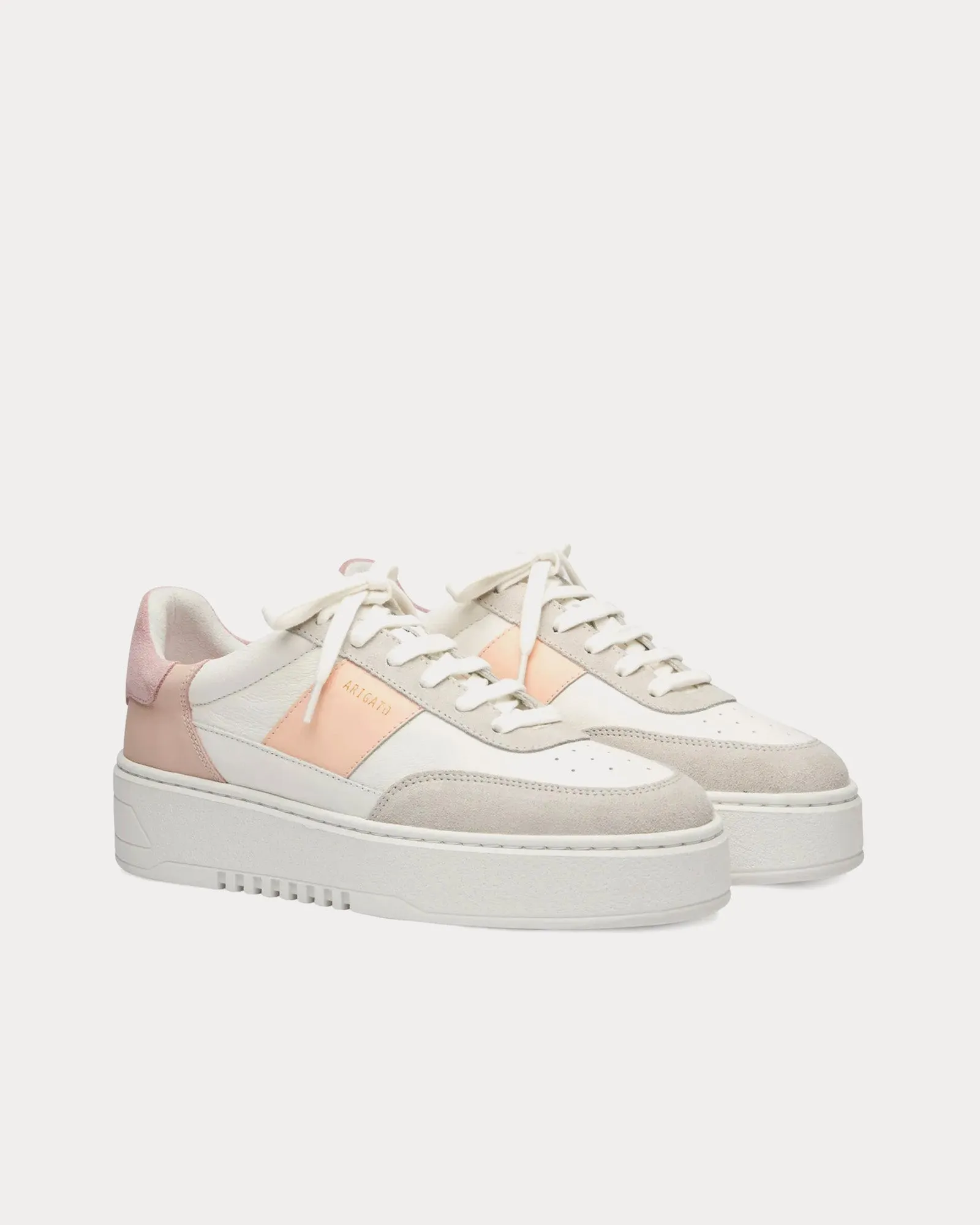 Orbit Vintage White / Light Pink Low Top Sneakers