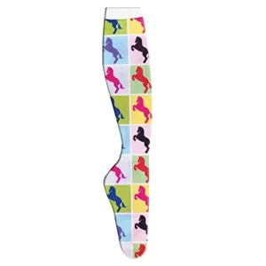 Ovation Beautiful Western Stylish Horse Ladies 9-11 Zocks Boot Socks