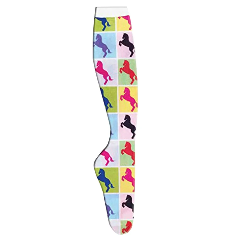 Ovation Beautiful Western Stylish Horse Ladies 9-11 Zocks Boot Socks