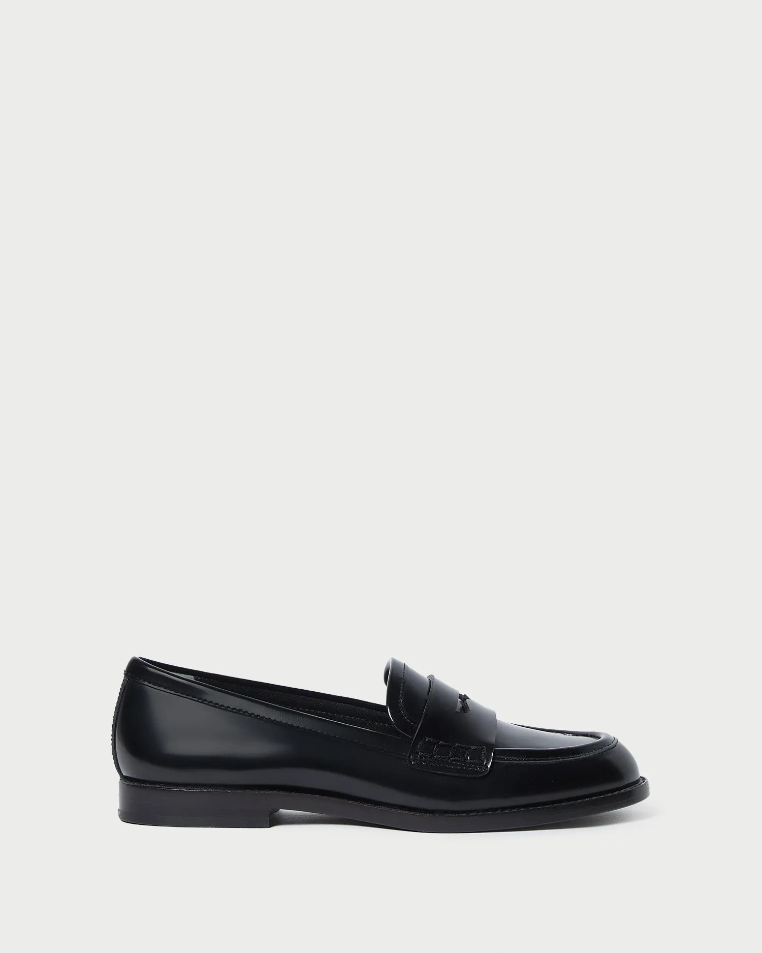 Rachel Black Leather Loafer