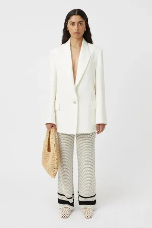 Reef Knit Pant Cream/ Black