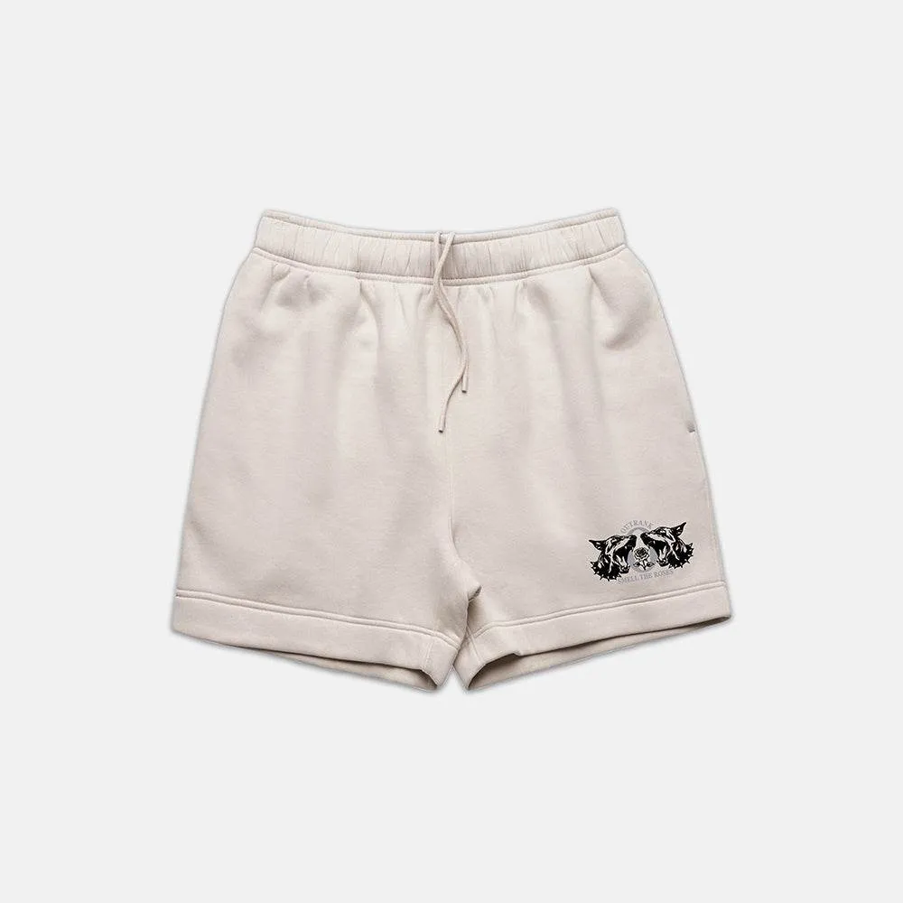 Smell The Roses Embroidered Shorts