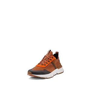 Sorel Kinetic Rush WP Sneaker, Dark Amber/Spark Orange, Size 8